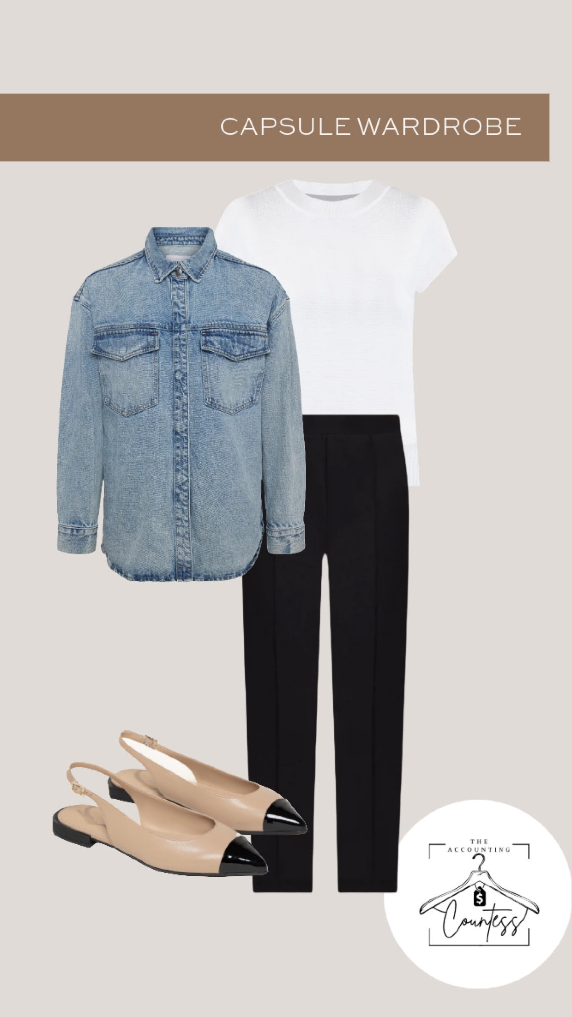 Summer capsule wardrobe outfit 

#LTKWorkwear #LTKSeasonal #LTKShoeCrush