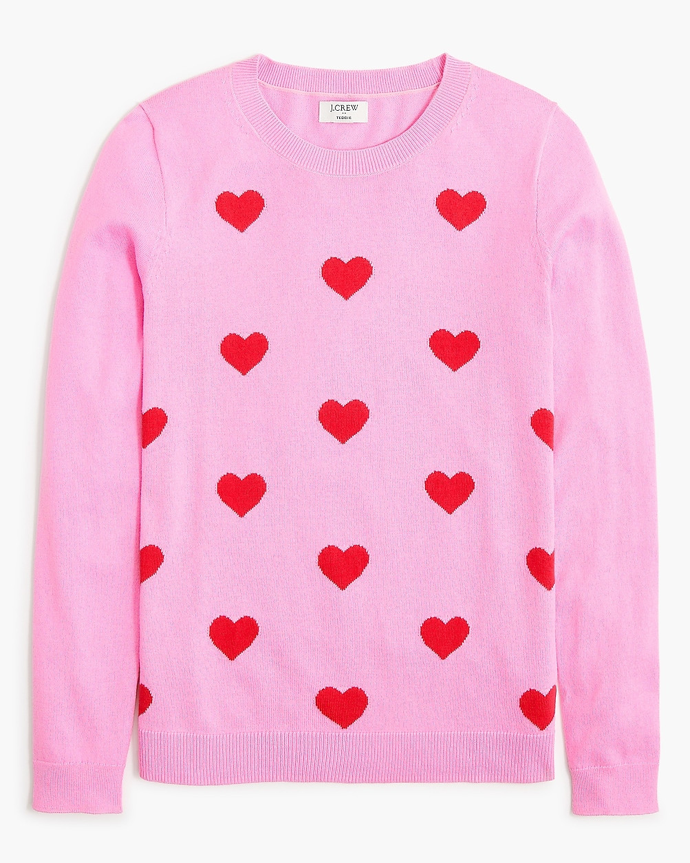 Red heart Teddie sweater | J.Crew Factory