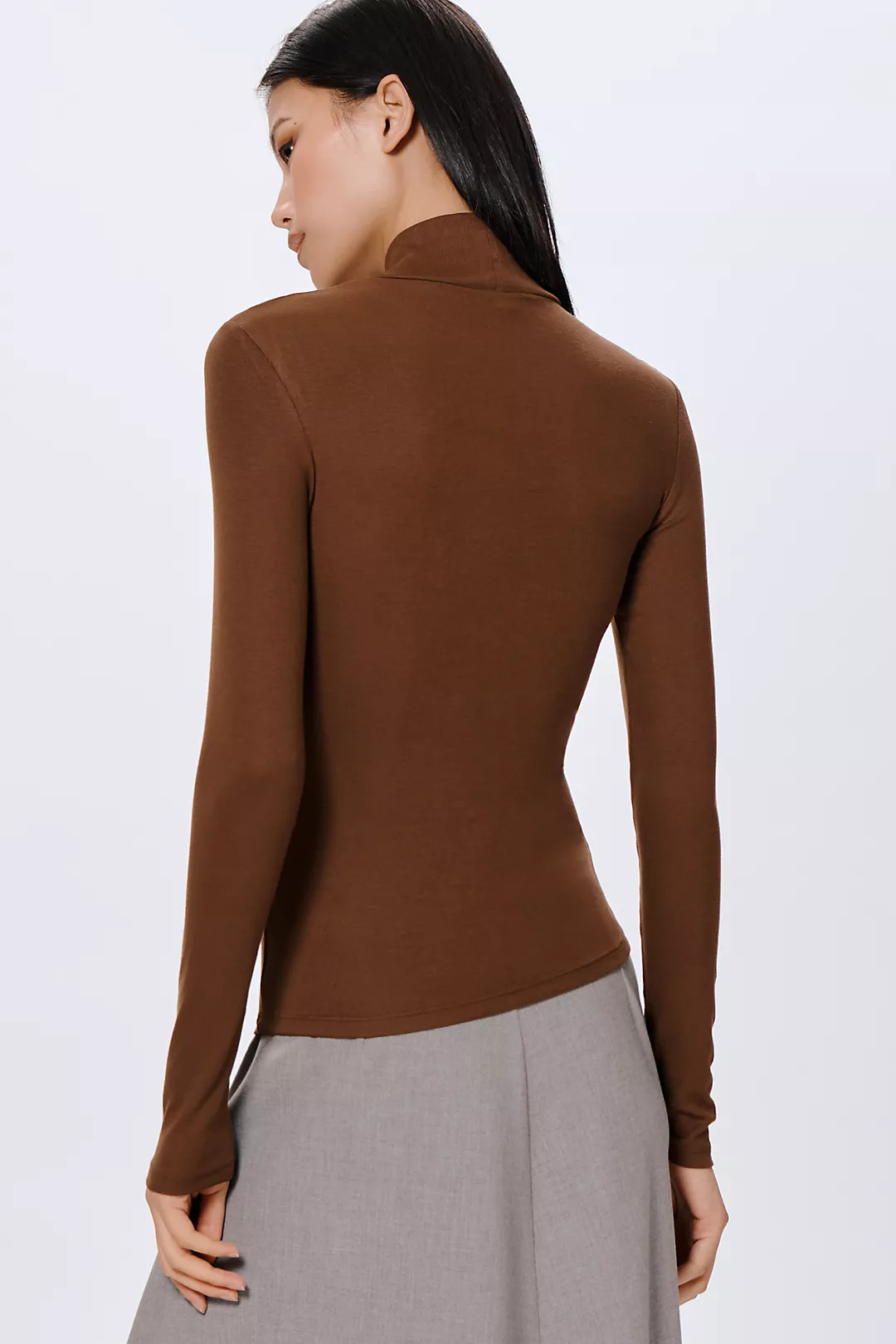 By Anthropologie Ribbed Long-Sleeve Turtleneck | Anthropologie (US)