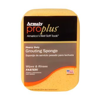Armaly ProPlus ProPlus Grout Sponge, High Density Polyurethane, Yellow, 7.5-in x 5.25-in, Superio... | Lowe's