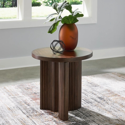 Korestone End Table, Dark Brown | Ashley Homestore