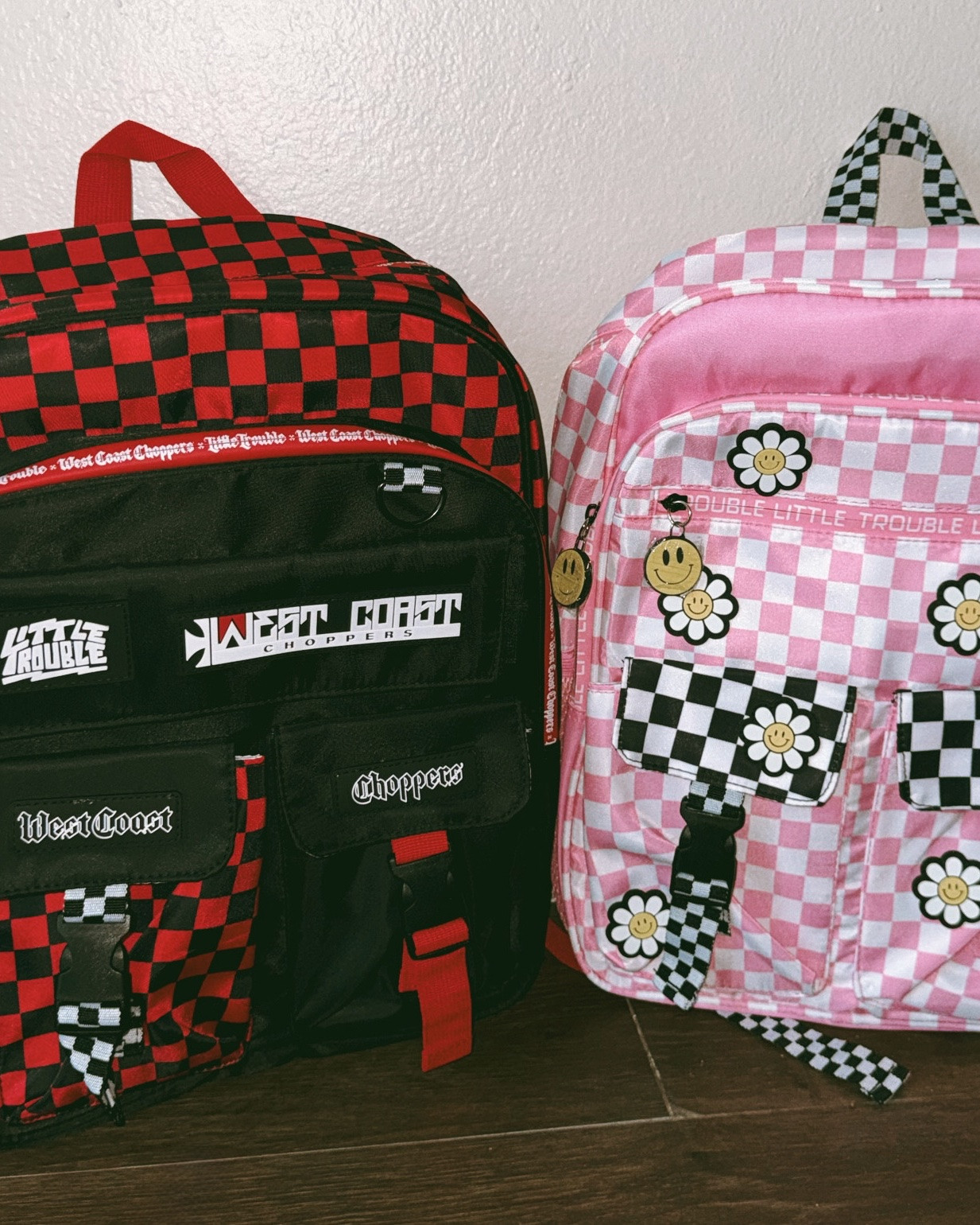 Back-to-school, but make it ✨cool✨.
These Little Trouble backpacks were an instant yes for us. The checkers, West Coast-inspired details, and the cutest accessories… obsessed. 🖤❤️🩷

#LTK #LTKKids #BackToSchool #SchoolStyle #LittleTrouble #CheckeredStyle #CoolKidsStyle #MomFinds #BackpackGoals #SchoolShopping #BoyMom #GirlMom #WestCoastVibes #BackToSchool2026

#LTKmomlife #LTKKids #LTKBaby
