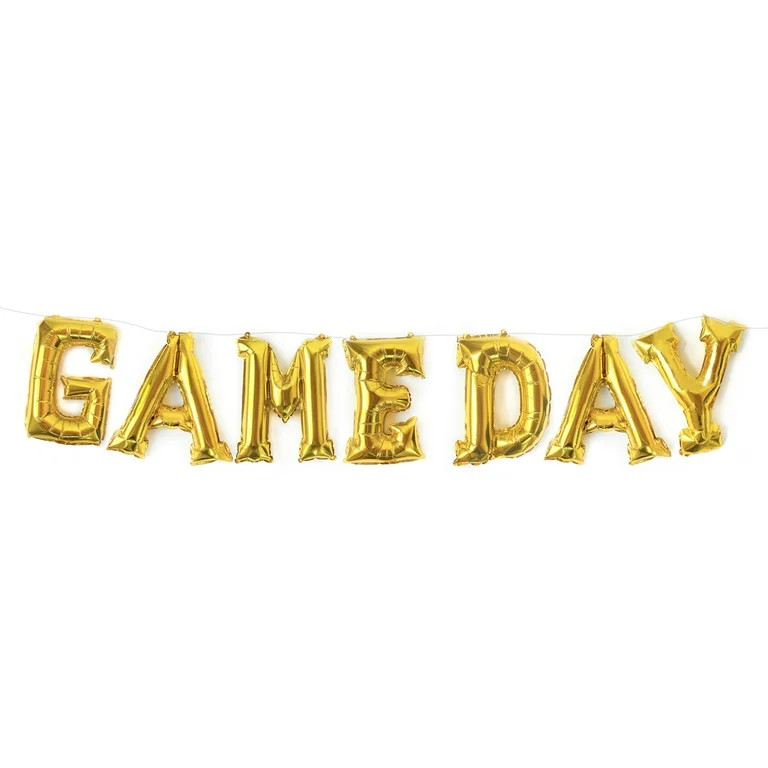 Packed Party 'Game Day' Mylar Balloon Banner | Walmart (US)