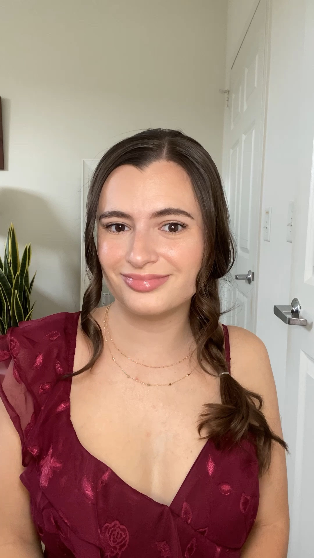 Easy wedding guest hairstyle tutorial! This messy side braid can be achieved with a brush, curling iron and clear elastic. So easy!

#LTKwedding #LTKfindsunder50 #LTKbeauty
