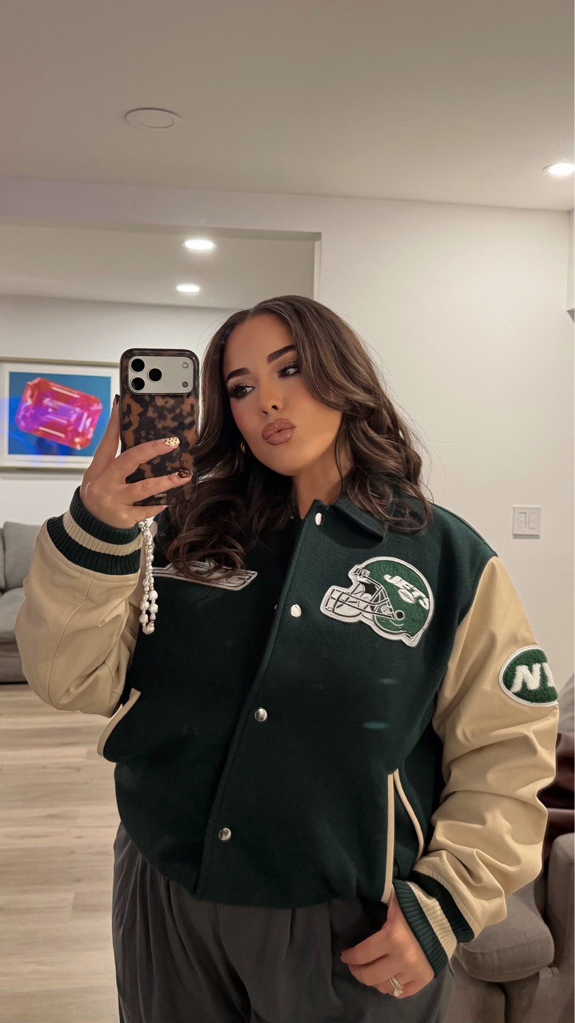 Just a girl and her JETS Jersey 😏

#LTKMidsize #LTKootd #LTKPetite
