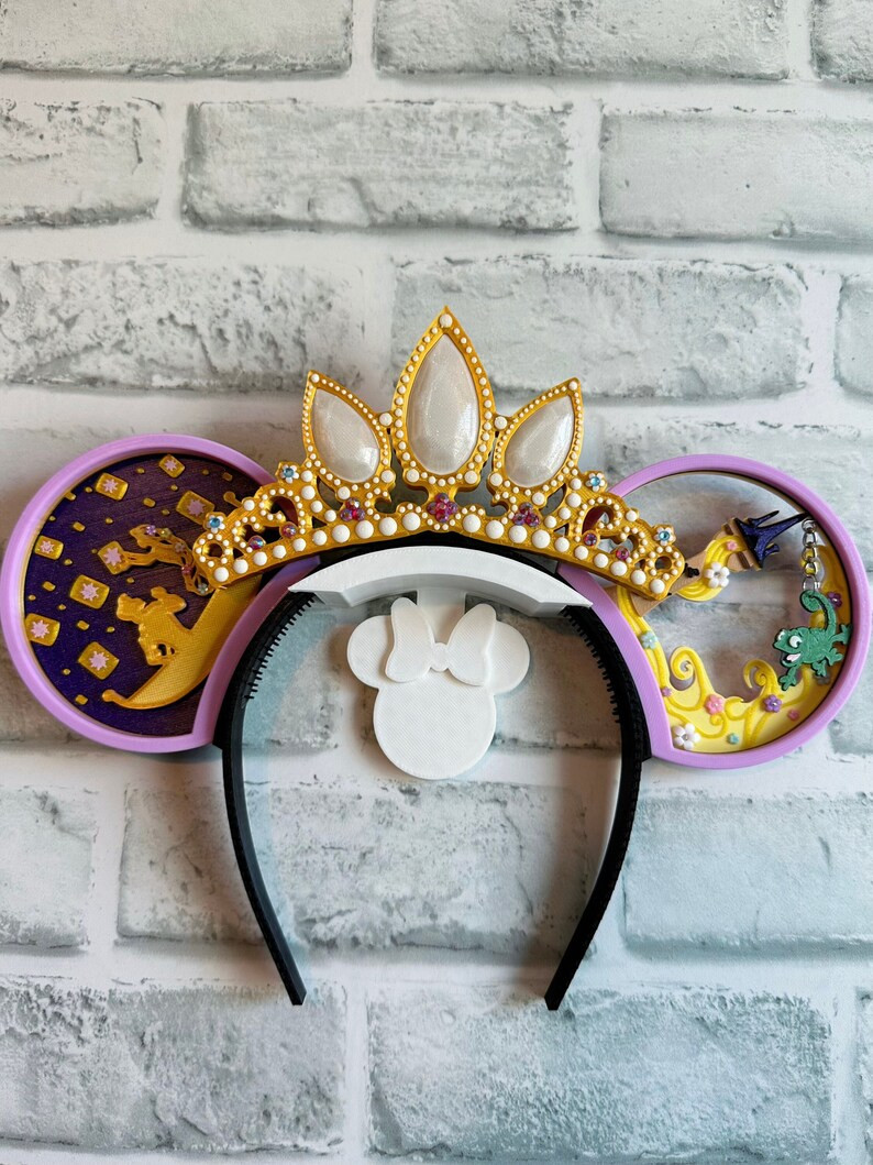 The Lost Princess Interchangeable Ears, Rapunzel , Tangled Ears, 3D Printed, Magnetic, Disney Ear... | Etsy (US)