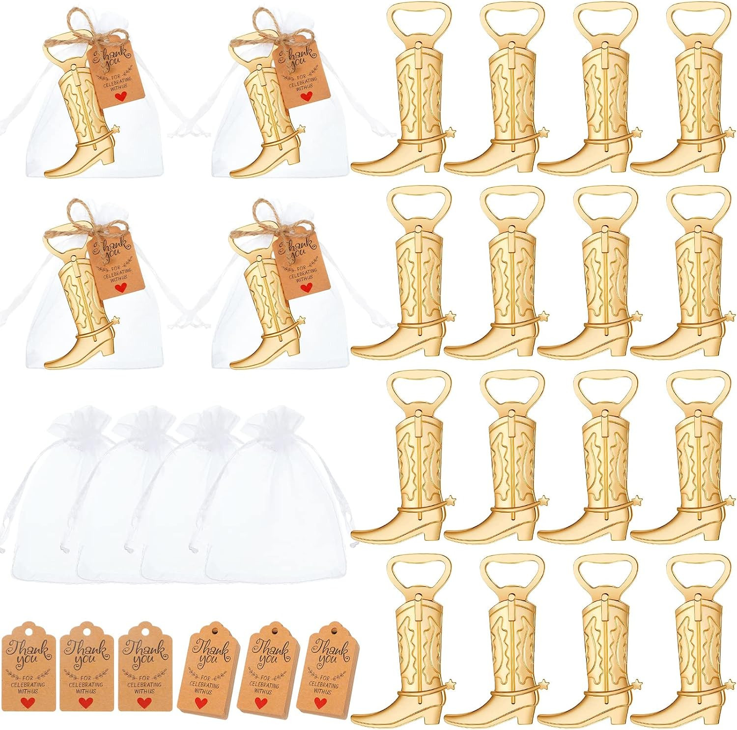 Cowboy Boot Bottle Opener Party Favor Western Party Favor, 99 Pcs | Amazon (US)