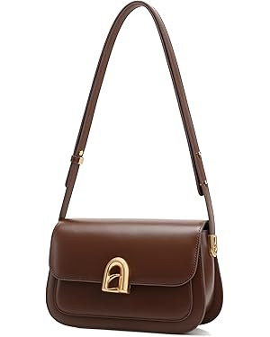 LAFESTIN Genuine Leather Shoulder Bag for Women with Adjustable Strap, Crossbody Purses For Women... | Amazon (US)