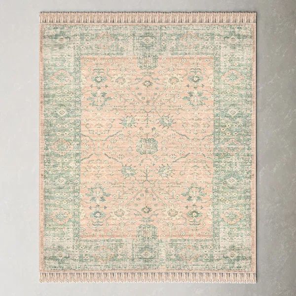 Tucson Handmade Handwoven Camel/Sage Rug | Wayfair North America