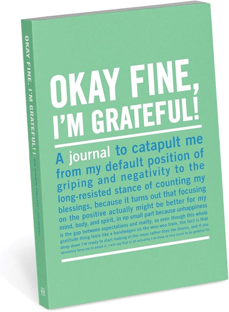 Knock Knock Okay Fine, I'm Grateful Mini Inner-Truth Journal | Amazon (US)