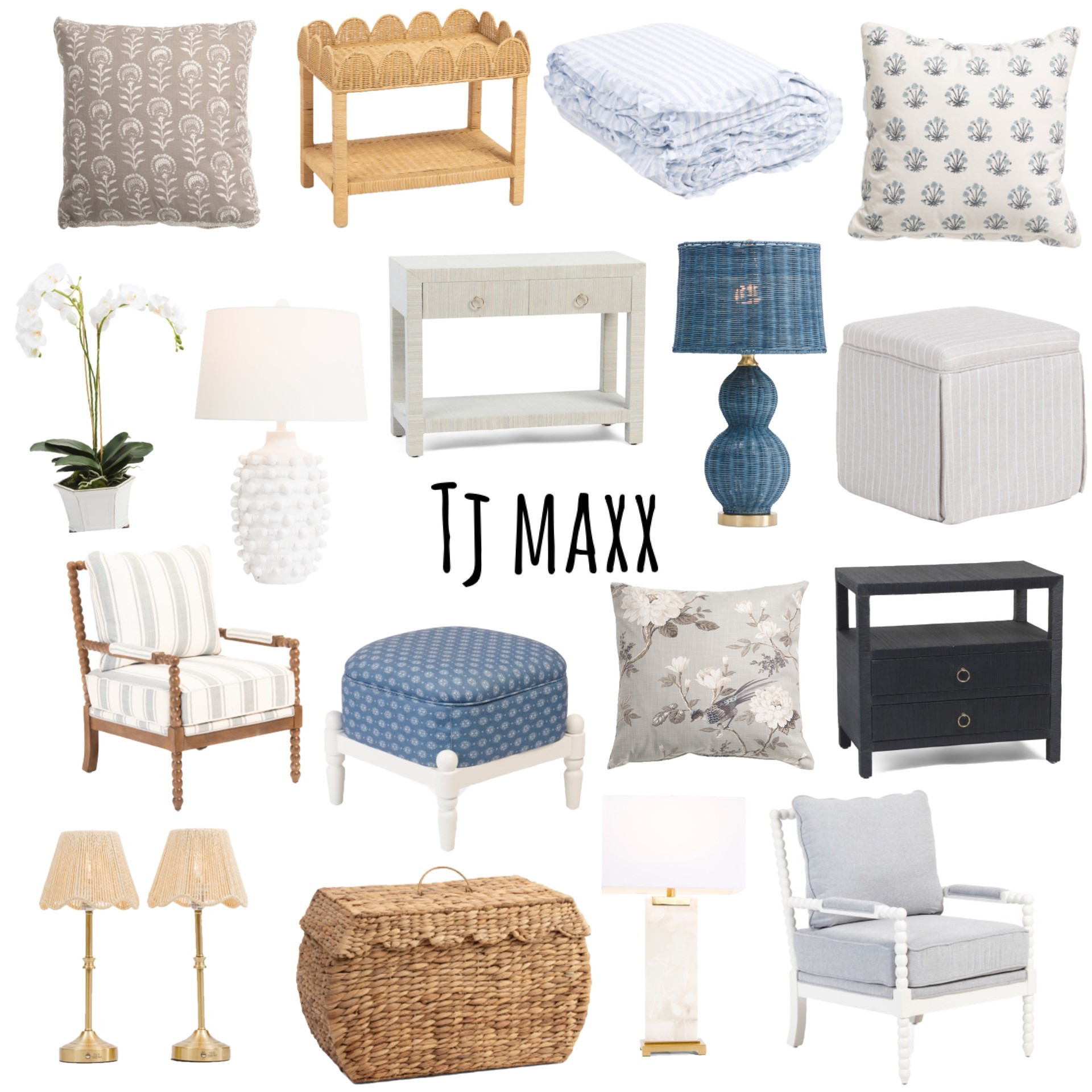 More TJ Maxx finds! Serena & Lily Dupe Addition  

#LTKFindsUnder100 #LTKHome #LTKSaleAlert