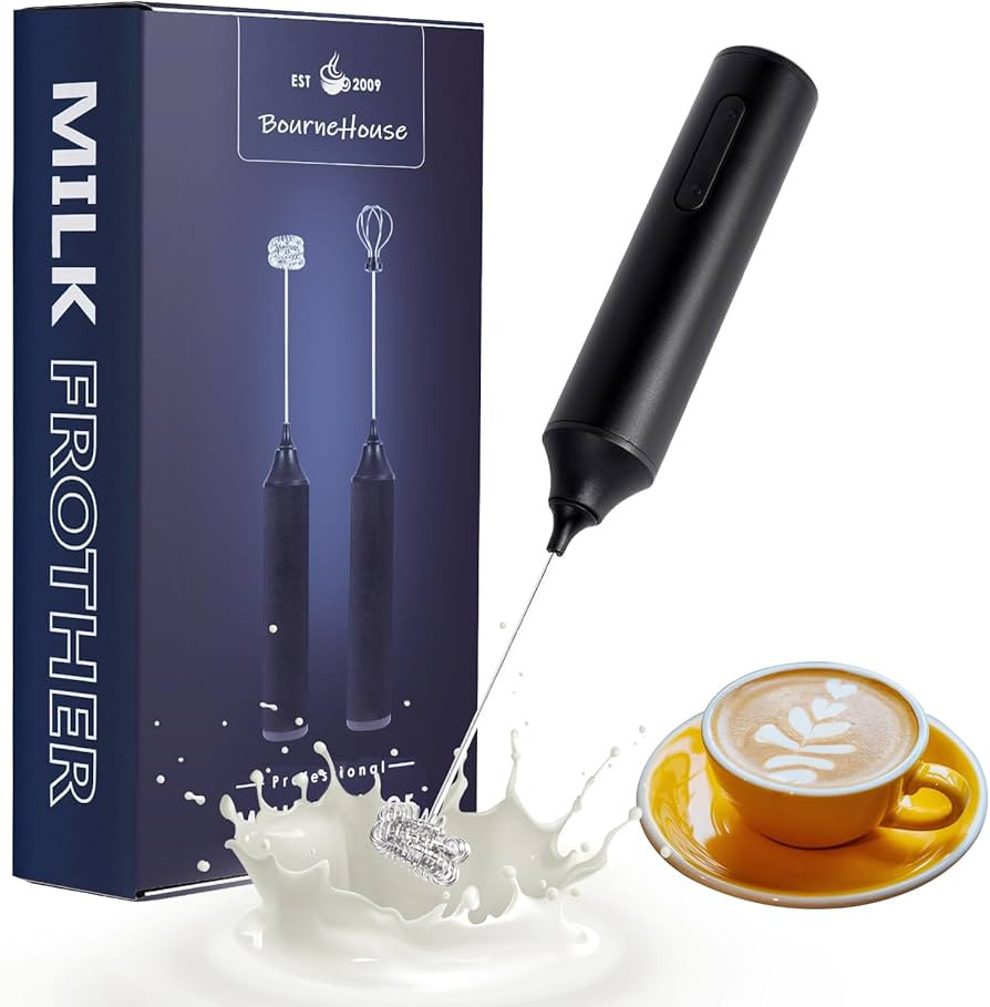 FoodVille MF05 Rechargeable Milk Frother USB Charging Handheld Foam Maker with Stainless Balloon ... | Amazon (US)