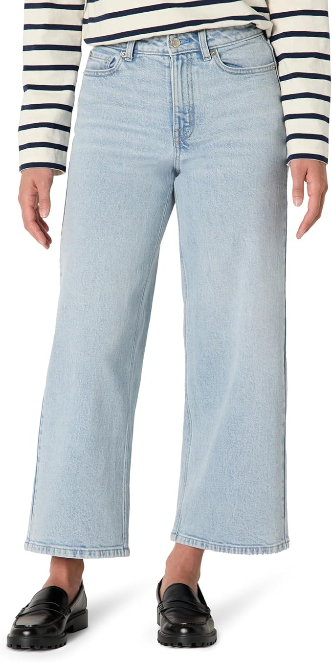 Amazon Essentials Women's High-Rise Wide Leg Crop Jeans | Amazon (US)