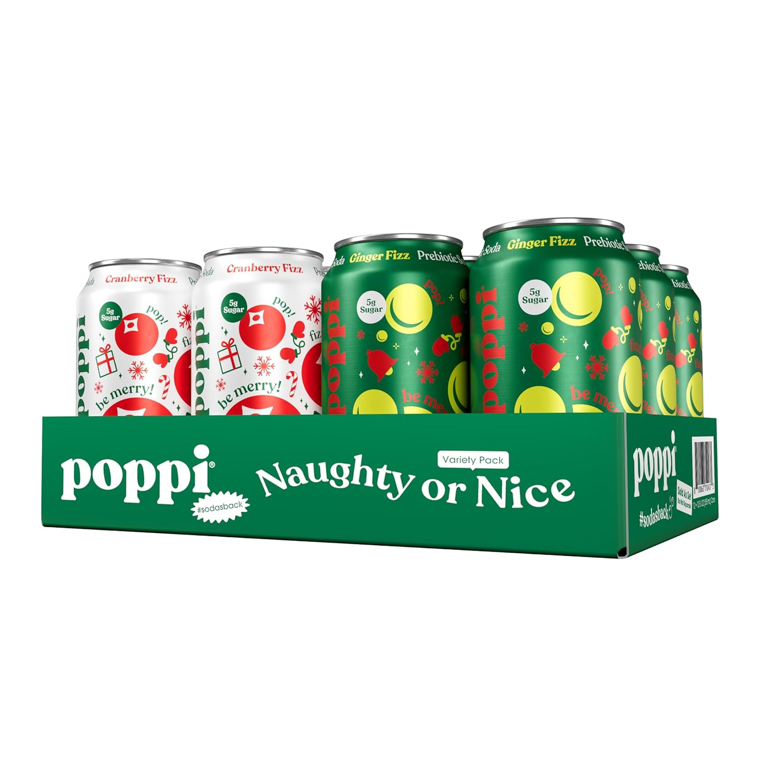 Poppi Sparkling Prebiotic Soda Beverage with Apple Cider Vinegar, Seltzer Water and Fruit Juice, ... | Amazon (US)