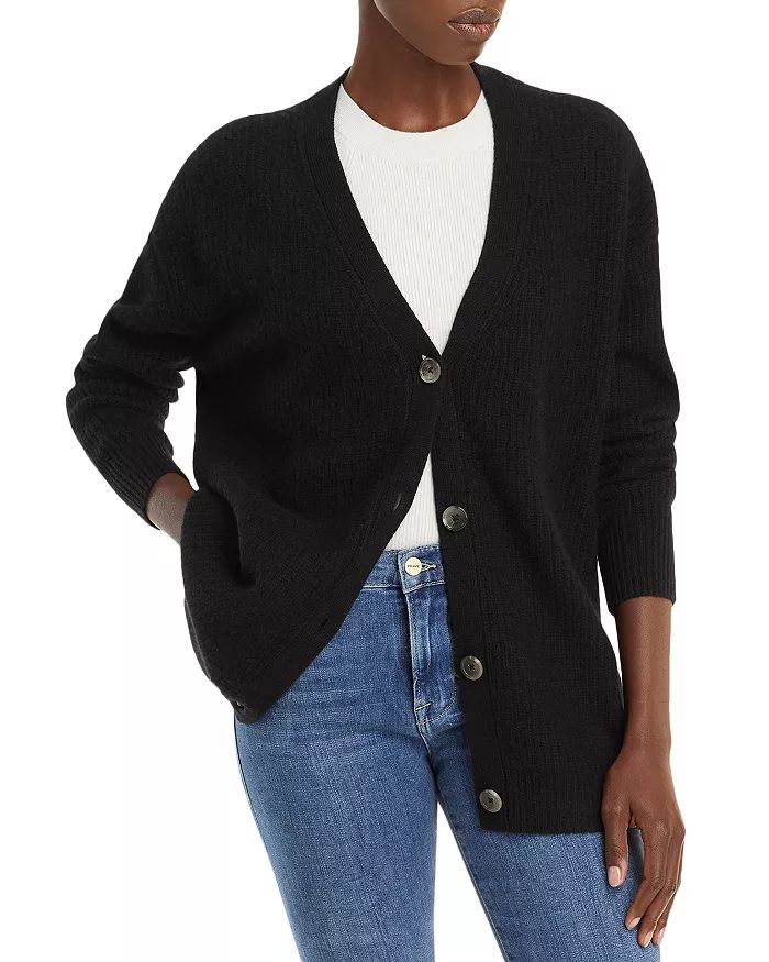 C by Bloomingdale's Cashmere C by Bloomingdale's Ribbed Oversized Cashmere Cardigan - 100% Exclus... | Bloomingdale's (US)