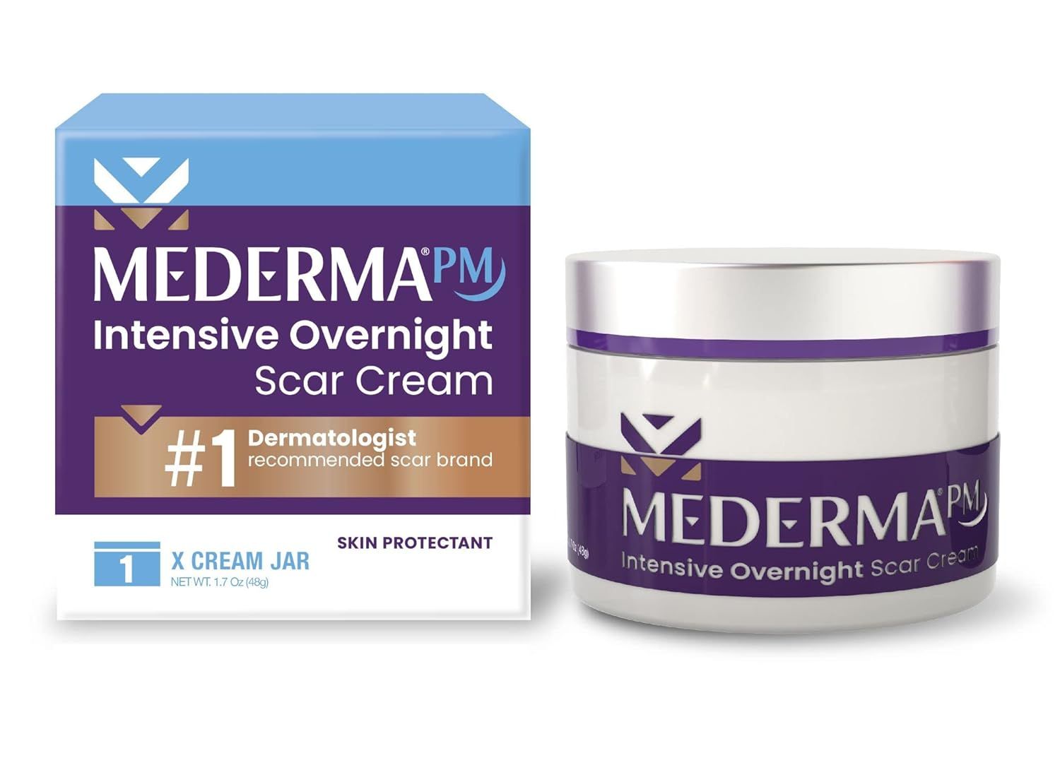 Mederma PM Intensive Overnight Scar Cream - Works with Skin's Nighttime Regenerative Activity - O... | Amazon (US)