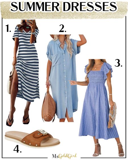 #walmartpartner
I found some cute pieces from @walmartfashion to wear now and all summer long!

1. Easy t-shirt dress that llayers really well under a denim jacket.
2.The look of denim without the weight of denim-great for spring and summer!
3.Bra friendly square neck linen look dress with flutter sleeves-great for summer graduations!
4.A classic sandal reimagined! So comfortable and goes with all the casual summer dresses!
#walmartfashion #summerdresses #summerdress #mididress #fashionover40 #fashionover50


#LTKSeasonal #LTKFindsUnder50 #LTKOver40
