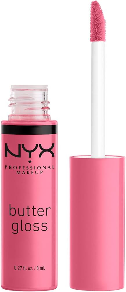NYX PROFESSIONAL MAKEUP Butter Gloss, Non-Sticky Lip Gloss - Vanilla Cream Pie (Mauve) | Amazon (US)