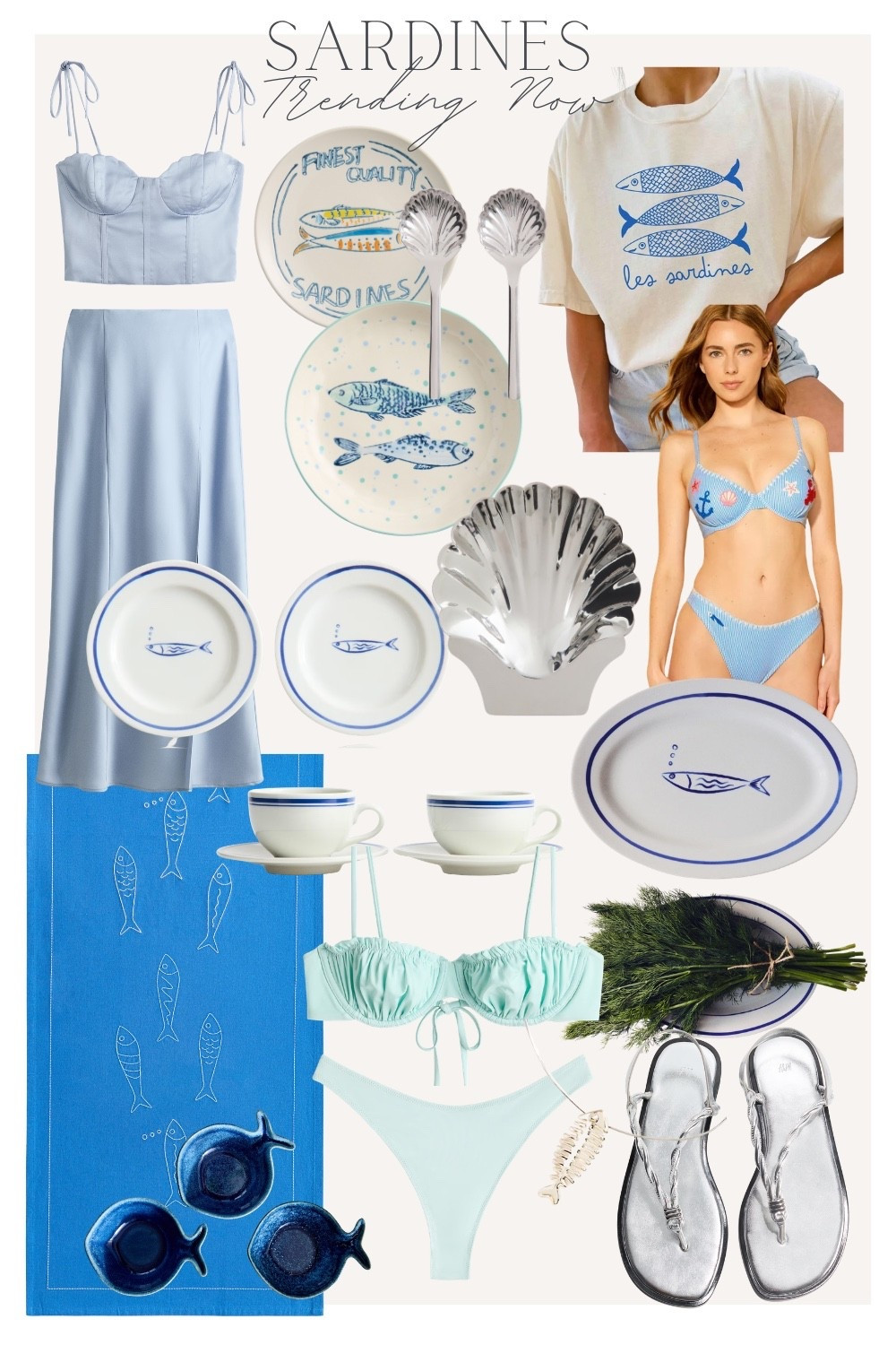 Sardine summer, sardine girl summer! Loving all the sardine and shell 🐚 decor I’m seeing right now!! Also the blue bikini is everything 😍

#LTKSeasonal