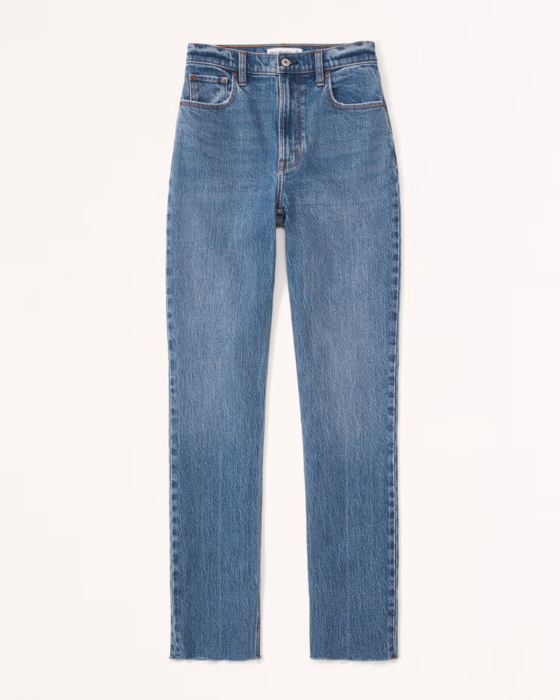 Ultra High Rise 90s Straight Jean | Abercrombie & Fitch (US)