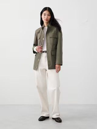 Twill Utility Jacket | Banana Republic Factory