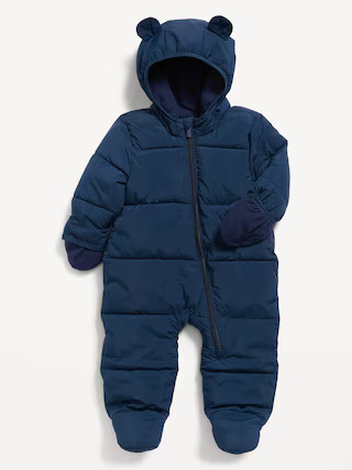Unisex Water-Resistant Frost Free Puffer Snowsuit for Baby | Old Navy (US)