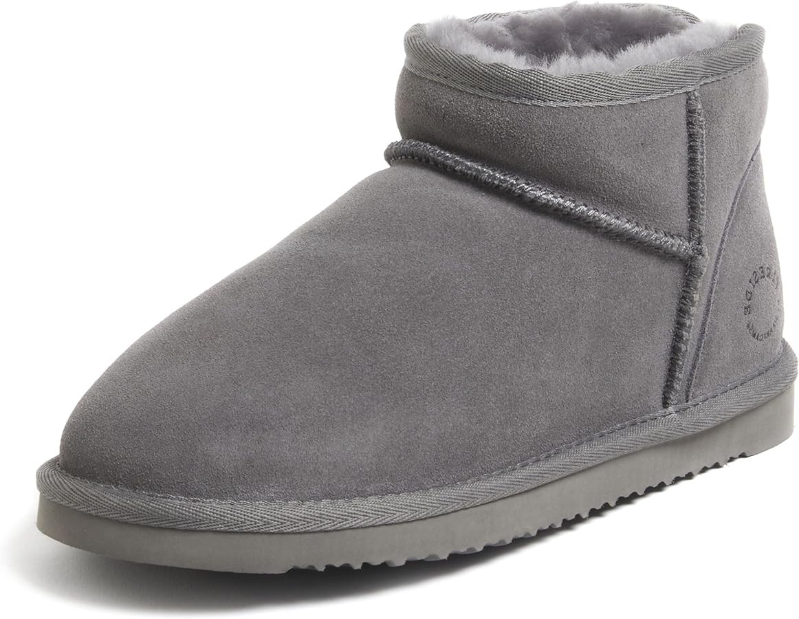 Fireside by Dearfoams Women's Riverland Shearling Fur Lined Mini Ankle Boot with Platform Slipper | Amazon (US)