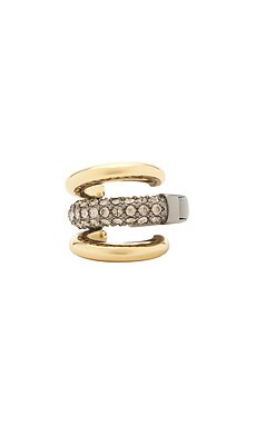 Demarson Maye Ear-cuff in Gold & Pave from Revolve.com | Revolve Clothing (Global)
