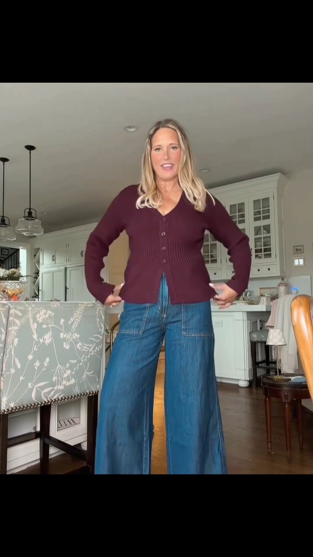 This maroon button-up cardigan is the perfect pop of color for fall! 🍂 We love how versatile it is—wear it buttoned up as a top with denim or trousers, or leave it open for an easy lightweight layer. Such a pretty staple we’ll be styling all season long!

#LTKOOTD #LTKGRWM #LTKMomLife