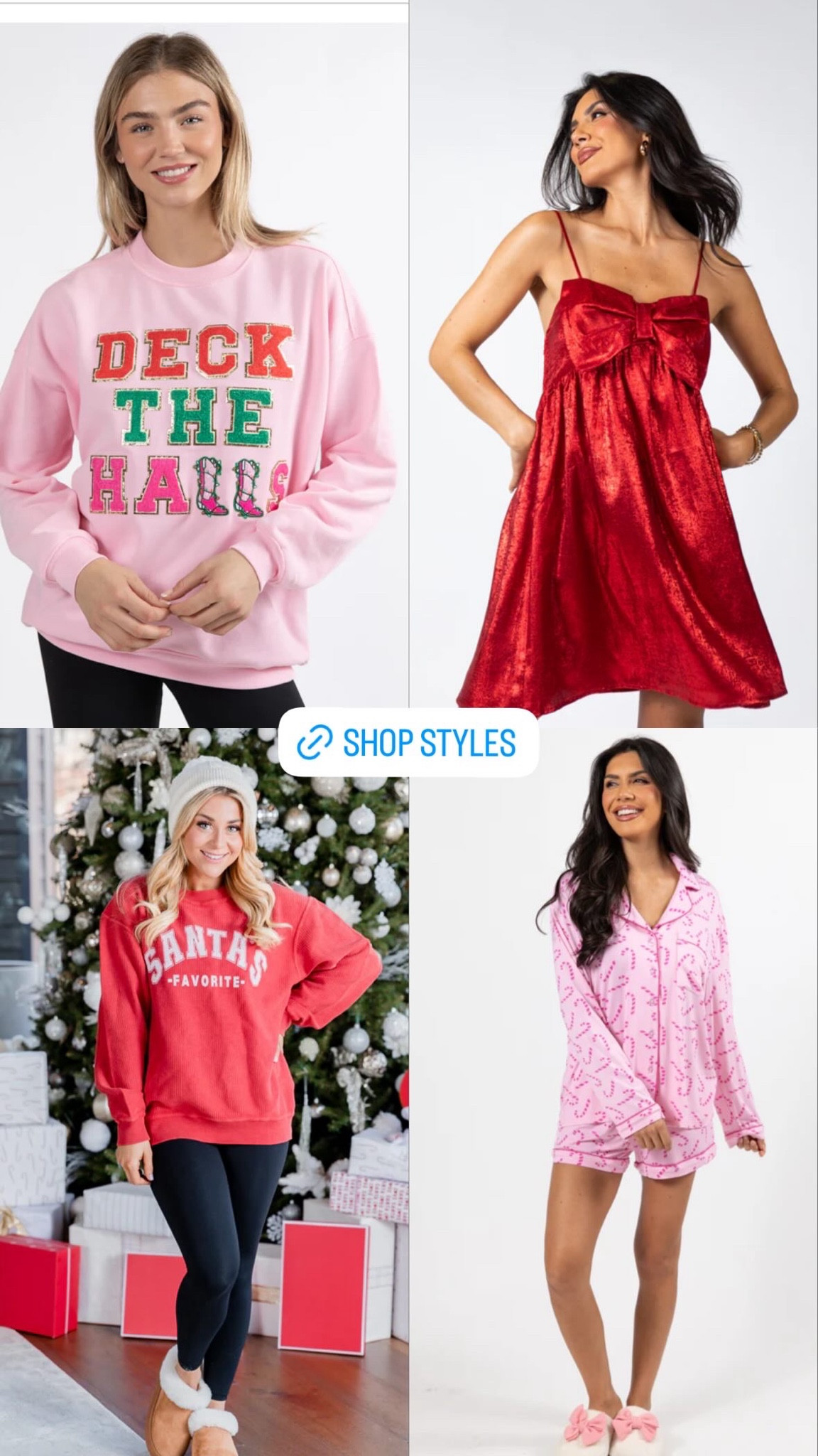 Shop my favorite styles for the holidays 🎄

Holiday party look, sweaters, Christmas sweaters, sweatshirts, sequin dresses, pijamas, pjs, dresses

#LTKGiftGuide #LTKCyberWeek #LTKHoliday