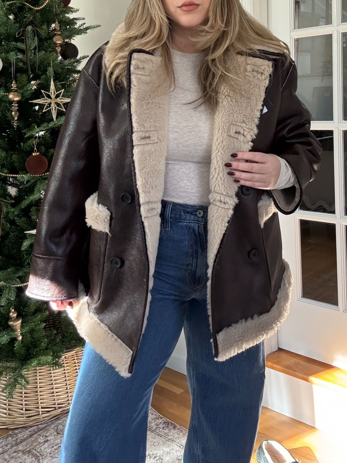 Black Friday Deal - 60% off this reversible coat! Wearing S. Runs oversized  

#LTKHoliday #LTKCyberWeek #LTKGiftGuide