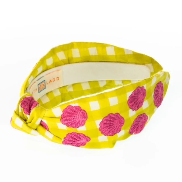 Embroidered Shell Headband | Beth Ladd Collections