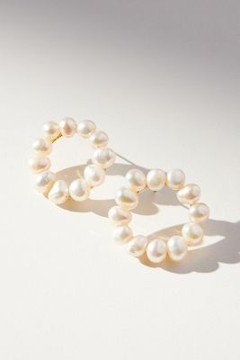 Pearl Hoop Earrings | Anthro | Gift Idea | Jewelry | Gift For her | Anthropologie (US)