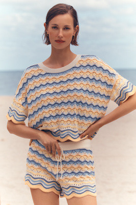 LSPACE Sun Chaser Crochet Crop Top | Anthropologie (US)
