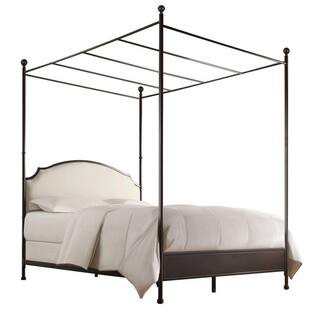 HomeSullivan Bridgewater Antique Bronze Queen Canopy Bed 40E638BQ-1WLCPY - The Home Depot | The Home Depot