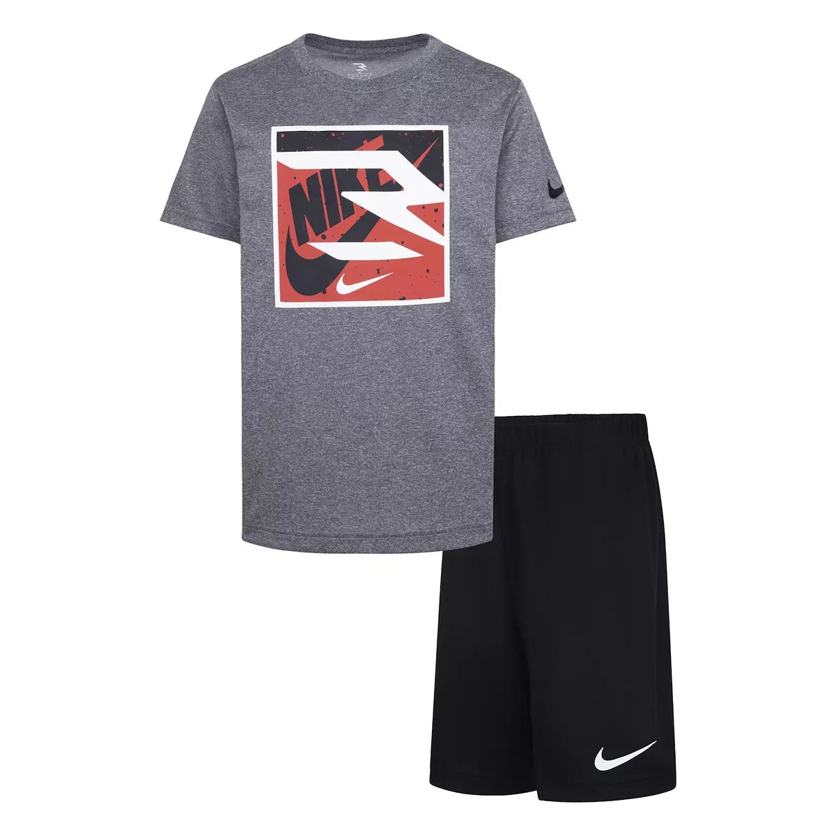 Boys 8-20 Nike 3BRAND by Russell Wilson Futura T-shirt & Athletic Shorts Dri-FIT 2-piece Set | Kohl's