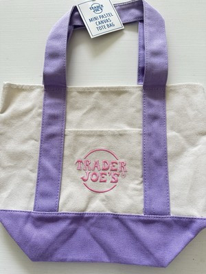 NWT Trader Joe’s Pastel Mini Tote Bag | eBay US
