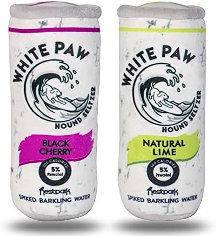 White Paw Dog Toys - Funny Cute Plush Dog Toys with Squeaker - Parody Dog Toy (2 Pack) (Original) | Amazon (US)