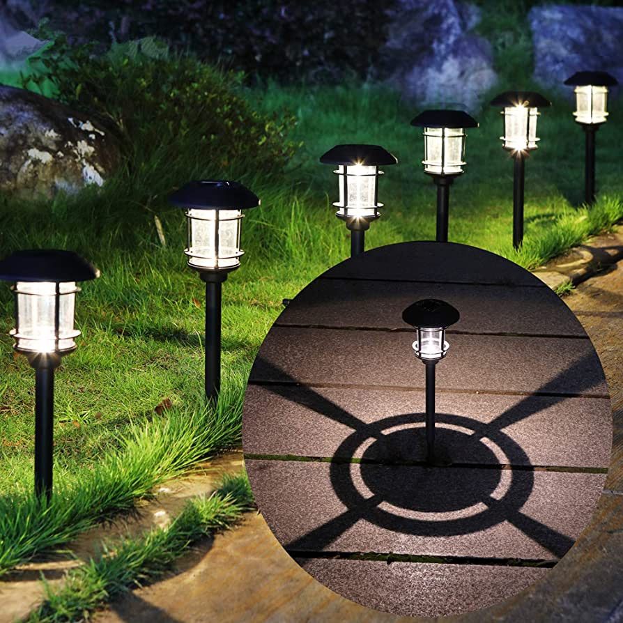 MAGGIFT 6 Lumen solar Powered Pathway lights, 6 Pack Outdoor Landscape lights, Waterproof Garden ... | Amazon (US)