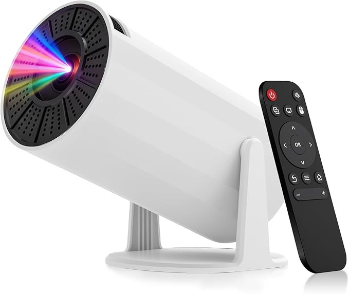 LJYT mini projector, 1080P Portable Projector, Support 4K，WiFi 6, Android 11 ,200 ANSI Lumens, ... | Amazon (US)