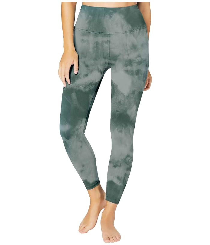 Beyond Yoga Lux High Waisted Midi Leggings (Meadow Sage Smoke) Women's Casual Pants | Zappos