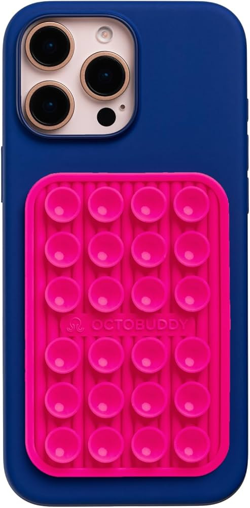 Silicone Suction Phone Case Adhesive Mount Textured Collection - Hands-Free Grip with 24 Suction ... | Amazon (US)