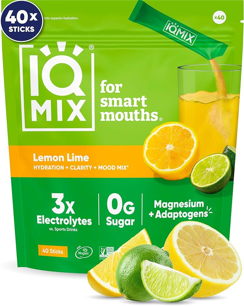 Amazon.com: IQMIX Hydration Electrolyte Powder \u2013 4-in-1 Formula for Hydration, Mental Clarit... | Amazon (US)