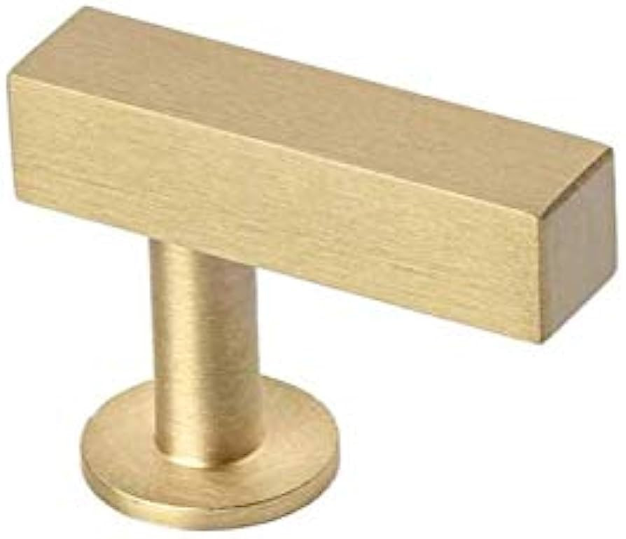 Lew's Hardware Bar Series Cabinet Knob - 31-101, Brushed Brass | Amazon (US)