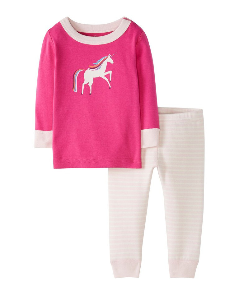 Moon and Back by Hanna Andersson Baby/Toddler Print Long John Pajama Set | Hanna Andersson