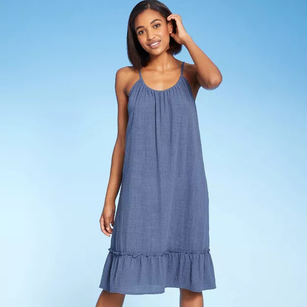 Women's Tiered Midi Cover Up Dress - Kona Sol™ | Target