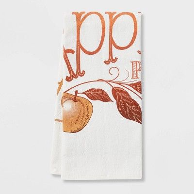 Cotton Apple Print Kitchen Towel - Threshold™ | Target