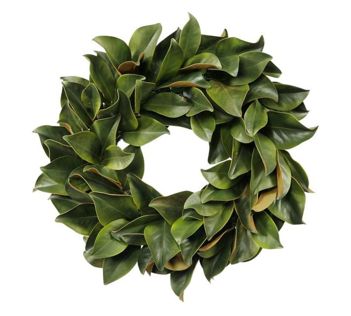Faux Magnolia Leaf Wreath | Pottery Barn (US)