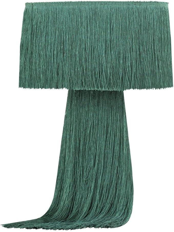 TOV Furniture Atolla Emerald Tassel Table Lamp | Amazon (US)