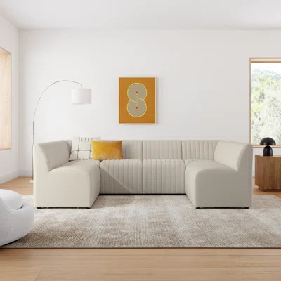 Brandt 106" Wide Symmetrical Modular Corner Sectional | Wayfair North America